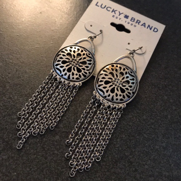 Lucky Brand Jewelry - NEW Lucky Brand chain drop earrings